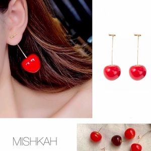 Restocked🍒Adorable Cherry Drop Earrings